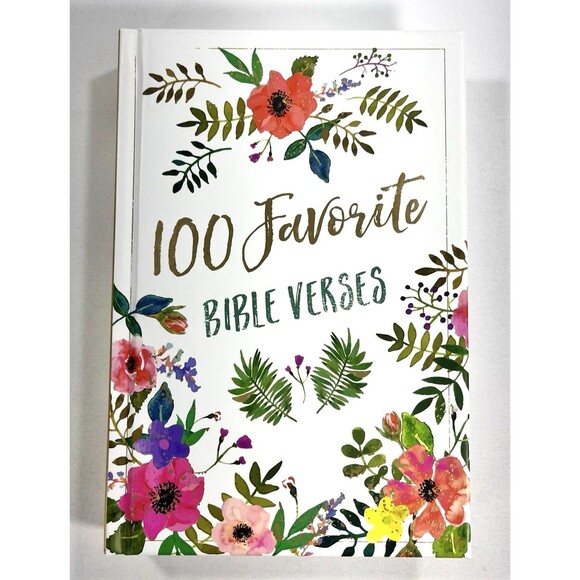 100 Favorite Bible Verses By Thomas Nelson 2017 Hardback Unread - Picture 1 of 11